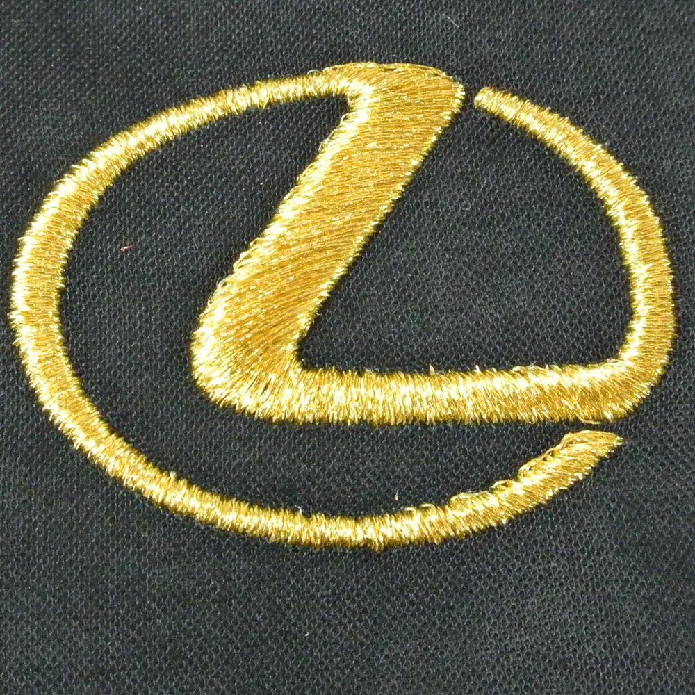 LEXUS Gold Logo Car Dealership Black Sweatshirt Employee Uniform Shirt Size M - Picture 5 of 15